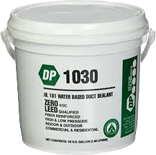 Water based duct sealant, fiber reinforced, 1 gallon, gray (LOCAL DELIVERY ONLY)