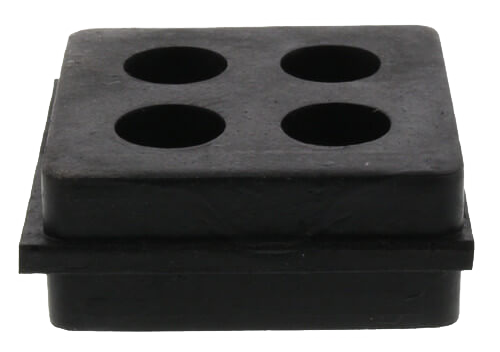 Vibration pad, rubber/cork 2 x 2 x 7/8 (sold each)