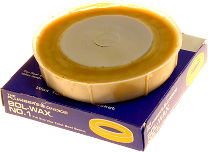Wax ring #10 X-thick w/horn no-seep for closet 3 & 4 w/5/16 flange bolts dbl nuts/washers (1-40526/1-40685)
