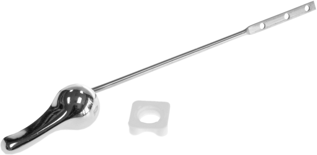 Tank lever 8 brass arm, plastic nut and spud