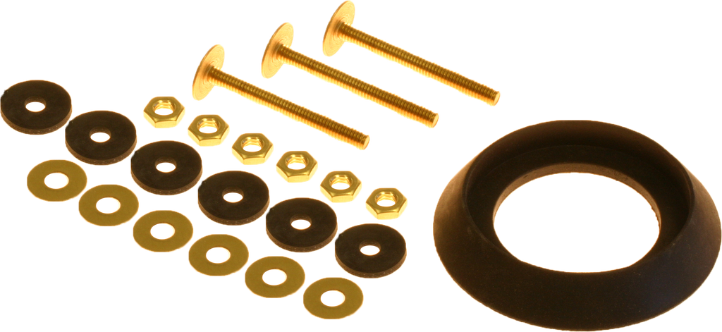 Tank to bowl kit Kohler (3 bolts) w/old style rubber gasket
