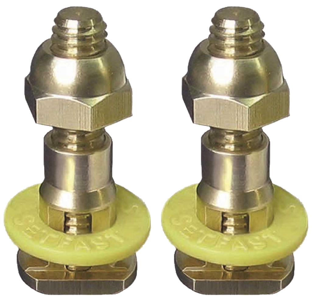 SetFast no cut brass closet bolts 2 1/4 (pair)