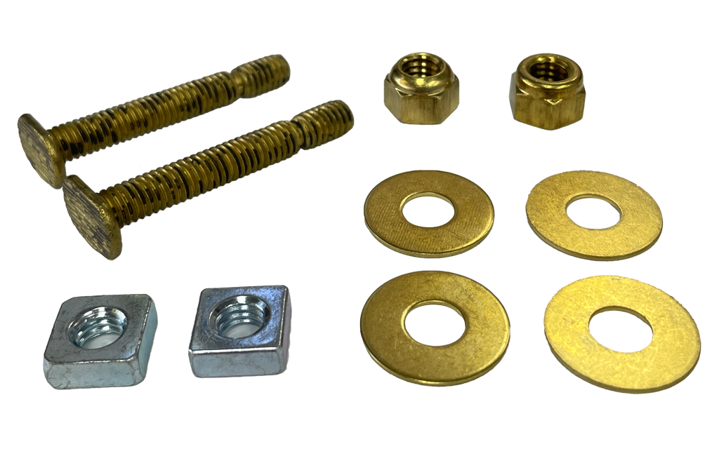 Flange bolt kit 5/16 x 2 1/4 acorn nuts and washers (Johnni bolts) (pair)