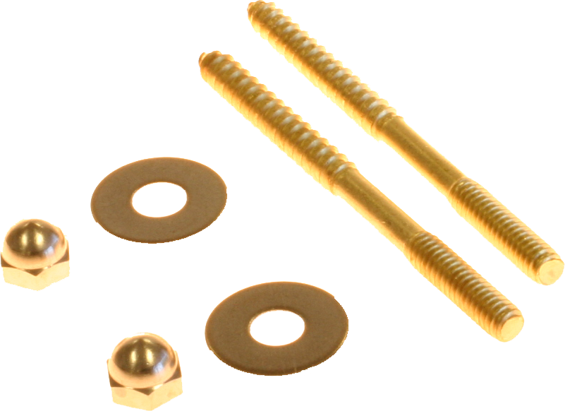 Closet screws w/closed end nuts and washers 1/4 x 2 1/2