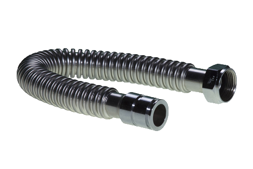 Stainless steel water flex, corrugated, 1 clack x clack x 24  (Falcon brand)