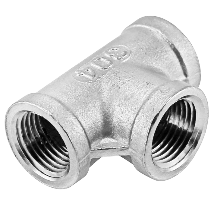 Stainless steel tee, 3/4