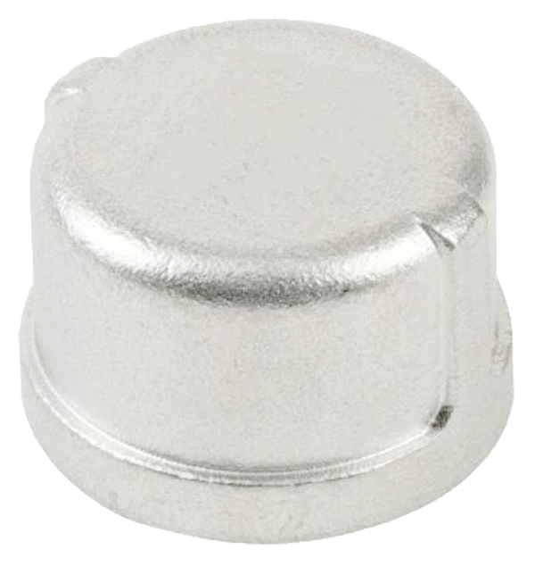 Stainless steel cap, 1/2