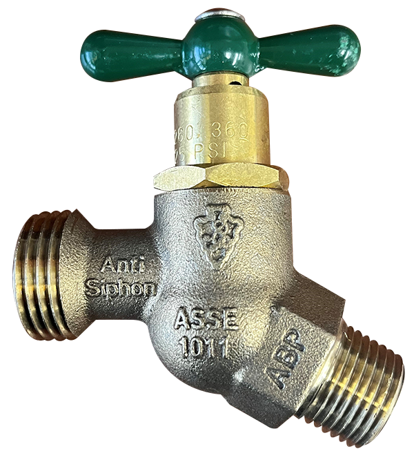 No kink hose bibb 1/2mip Arrowhead w/vacuum breaker