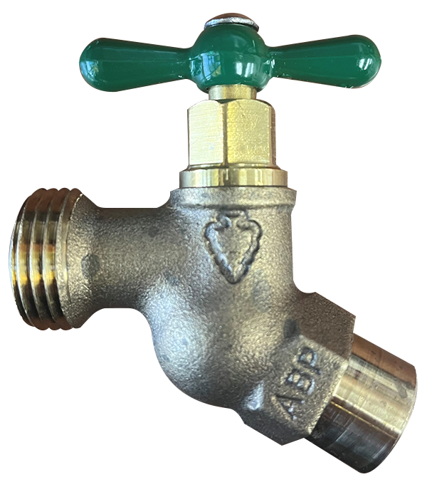 No kink hose bibb 1/2c or 3/4c Arrowhead