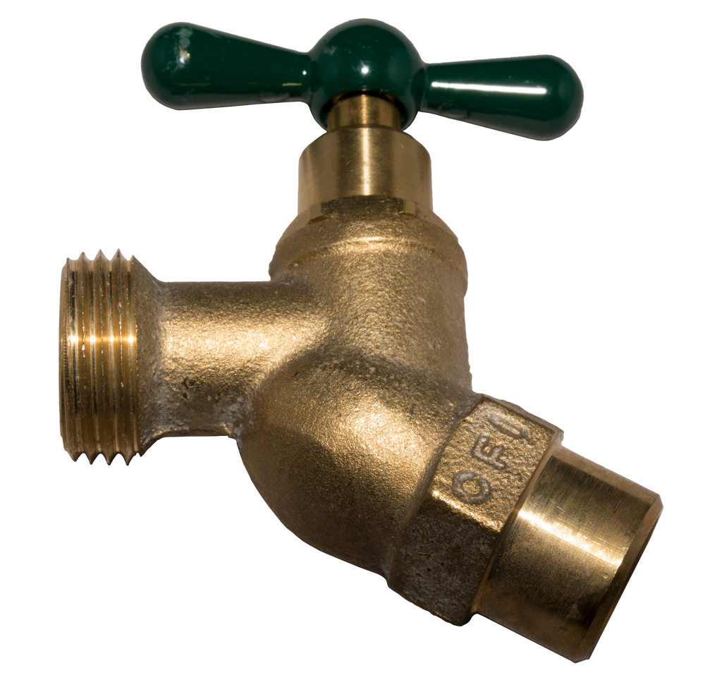 No kink hose bibb 1/2c heavy duty