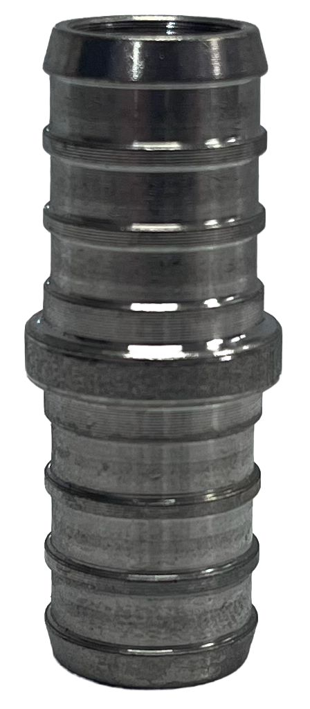 Pex B fitting, stainless steel, coupling, 1/2