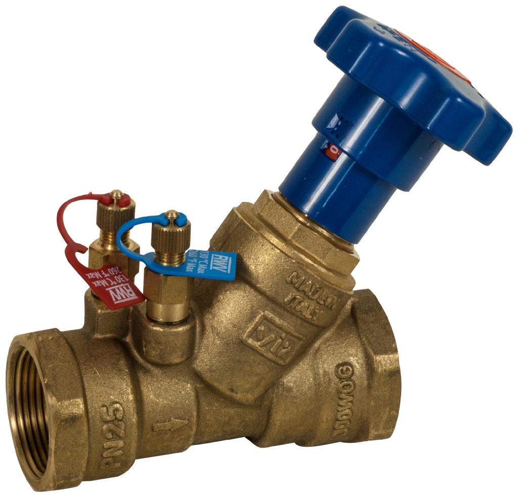 Balancing valve 3/4 ip
Venturi insert, precison multi-turn adj handwheel, positive shut off w/memory stop, 300WOG