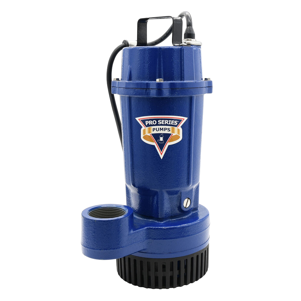 Sump pump 1/3HP, cast aluminum body poly volute 10’ cord