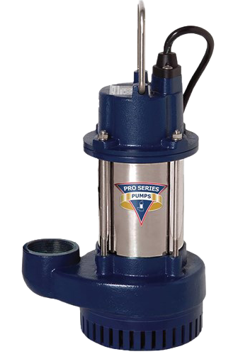 Sump pump 1/3HP, cast iron/stainless steel, submersible (non-automatic) (S3033-NS) NO float