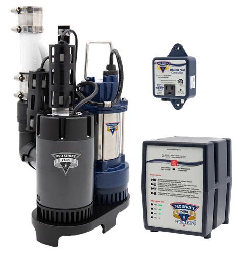 Combination pump w/backup