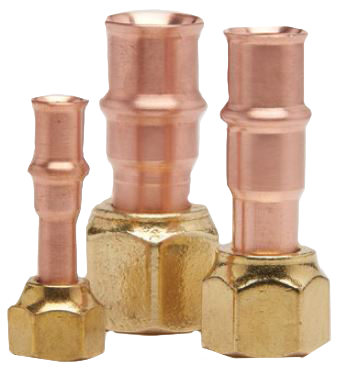 RLS copper press flare coupling 1/4
