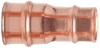 RLS copper press reducing coupling 3/8 x 1/4