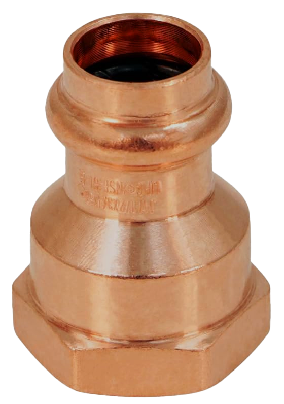 Press FIP adapter reducing, press x fip, 1/2 x 3/4