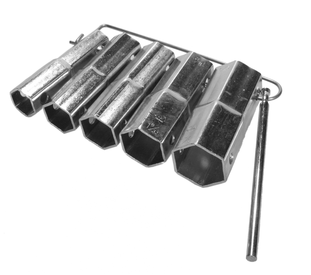 Tub/Shower valve socket set, 5 sockets, 10 sizes, import (5300)