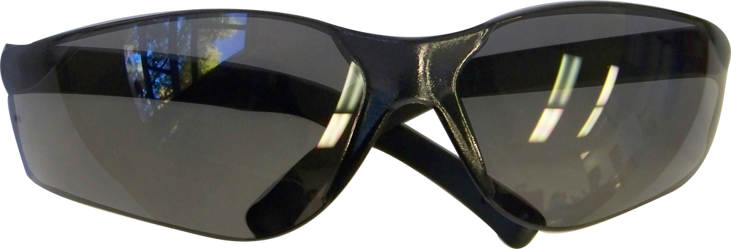 Safety glasses, smoke (tinted)