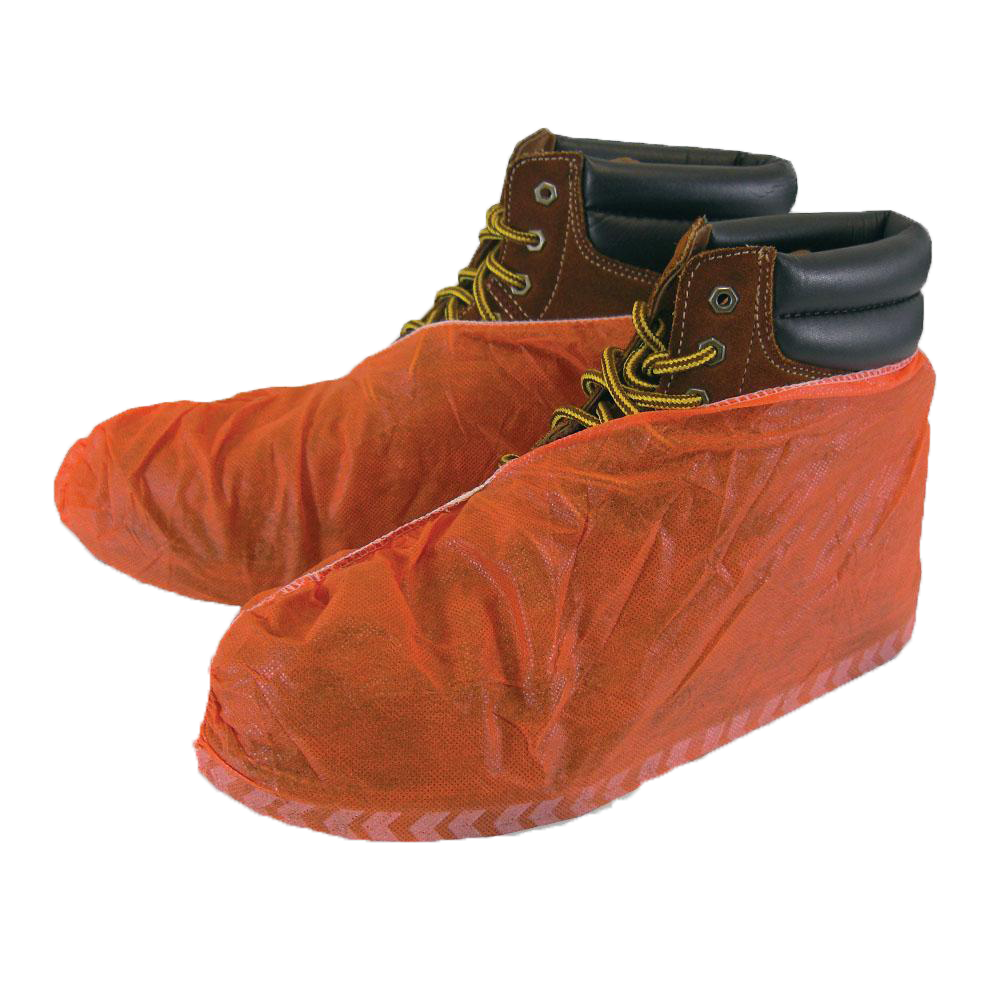 Shoe covers ORANGE (50 PR/BX) (sold by box)