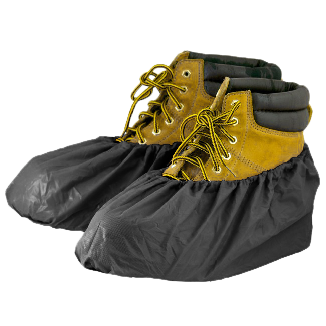 Shoe covers BLACK (50 PR/BX) (sold by box)