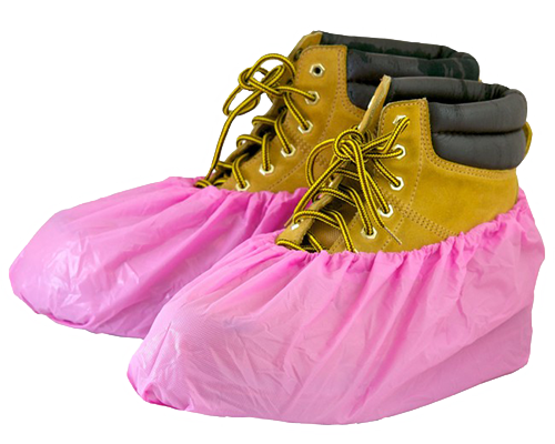 Shoe covers PINK (50 PR/BX) (sold by box)