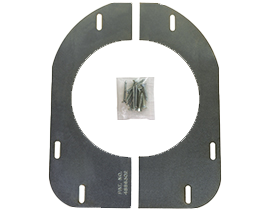 Floor flange support for closet flange