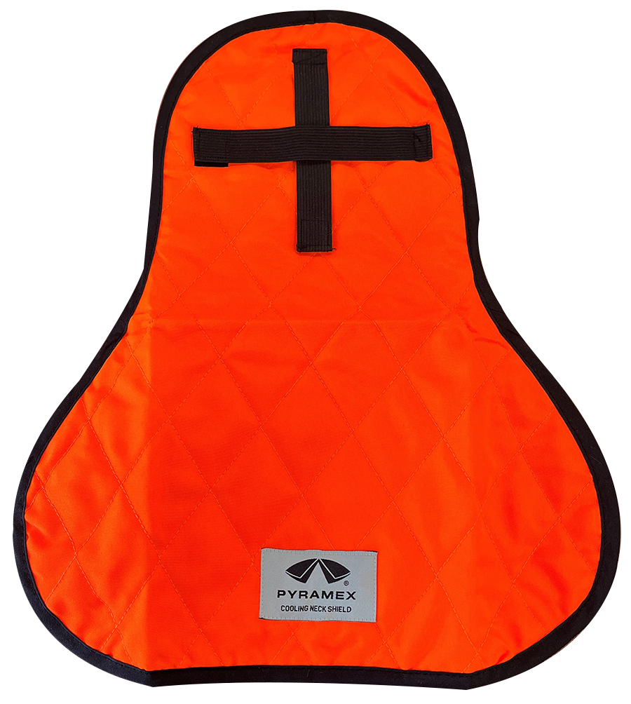 Cooling hard hat pad and neck shade Green