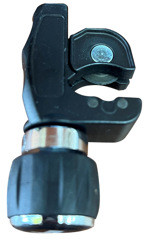Cutter mini tube, cuts up to 1, grooved rollers