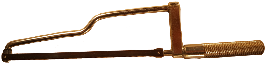 Hack saw Tiny Tim w/blade, vinyl grip(4290)