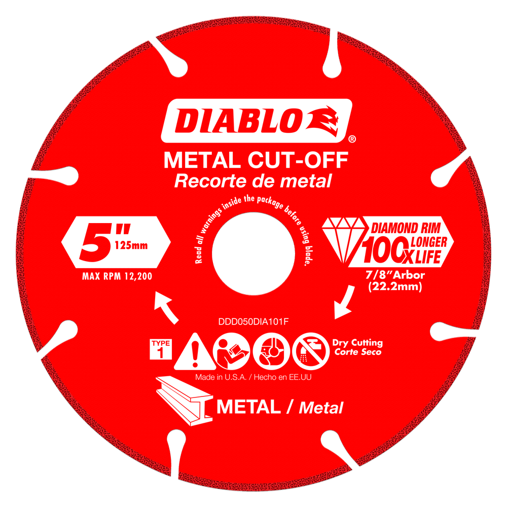 Diablo diamond disc metal cutting 5