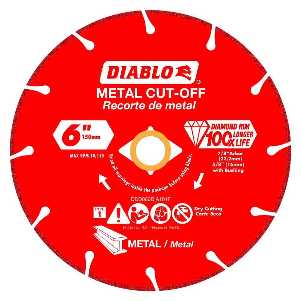 Diablo diamond disc metal cutting 6