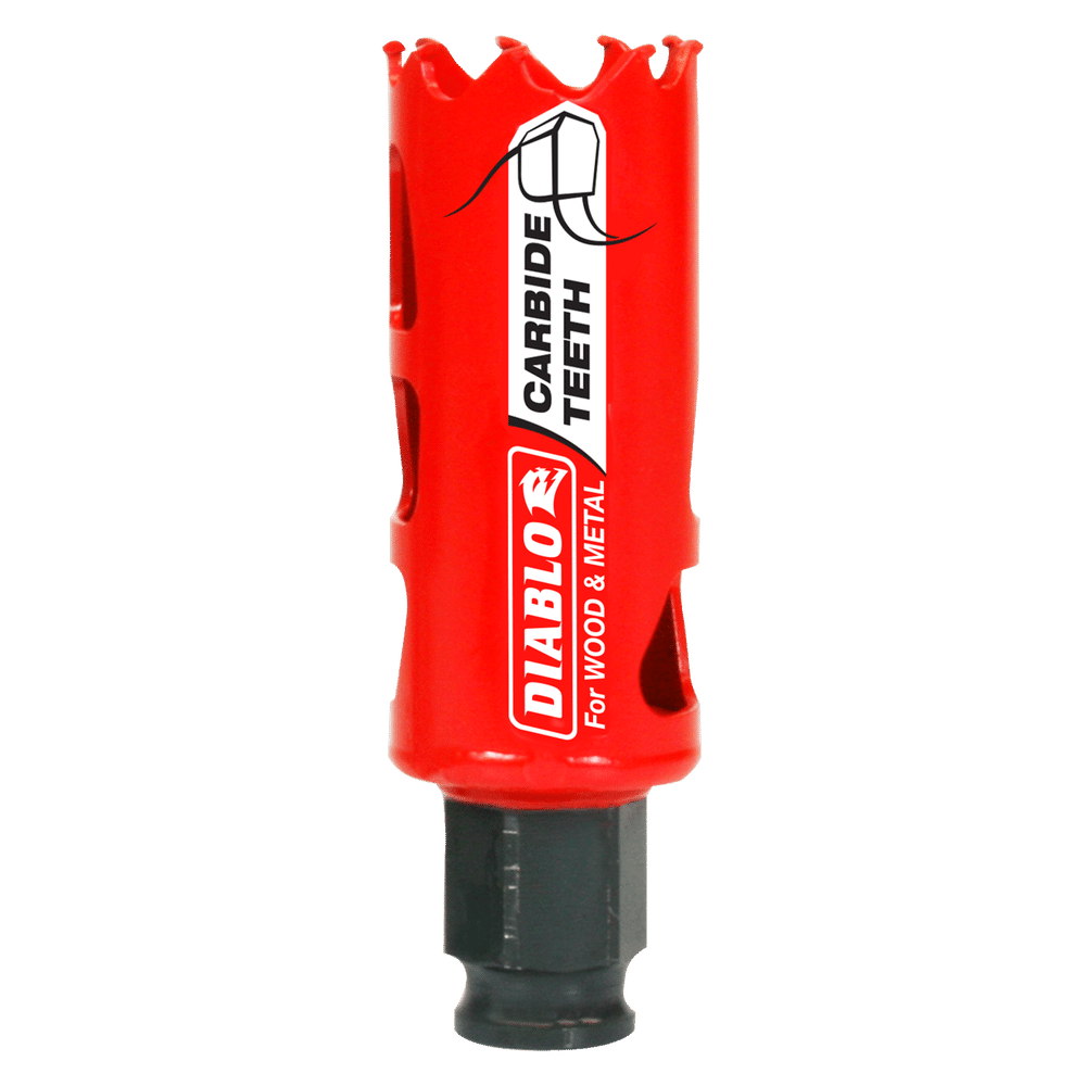 Diablo hole saw wood and metal carbide-tipped 1-1/8 (29mm)