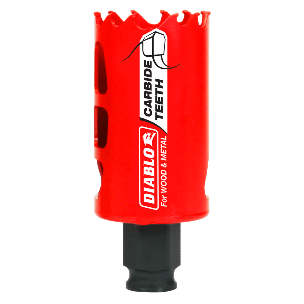 Diablo hole saw wood and metal carbide-tipped 1-1/2 (38mm)