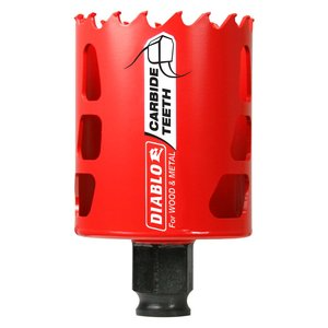 Diablo hole saw wood and metal carbide-tipped 2-1/8 (54mm)