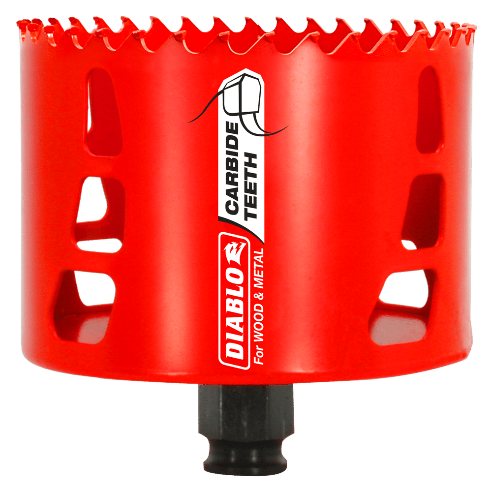 Diablo hole saw wood and metal carbide-tipped 3-5/8 (92mm)