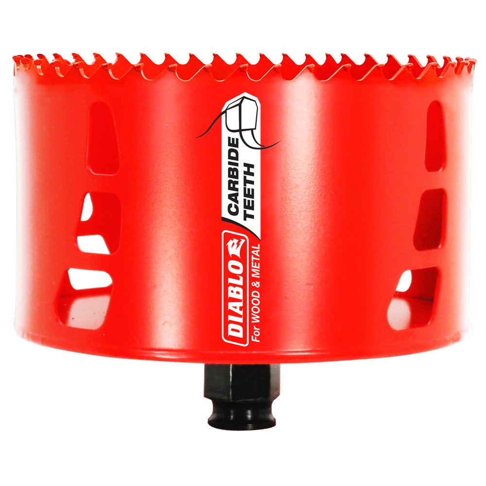 Diablo hole saw wood and metal carbide-tipped 4-1/2 (114mm)
