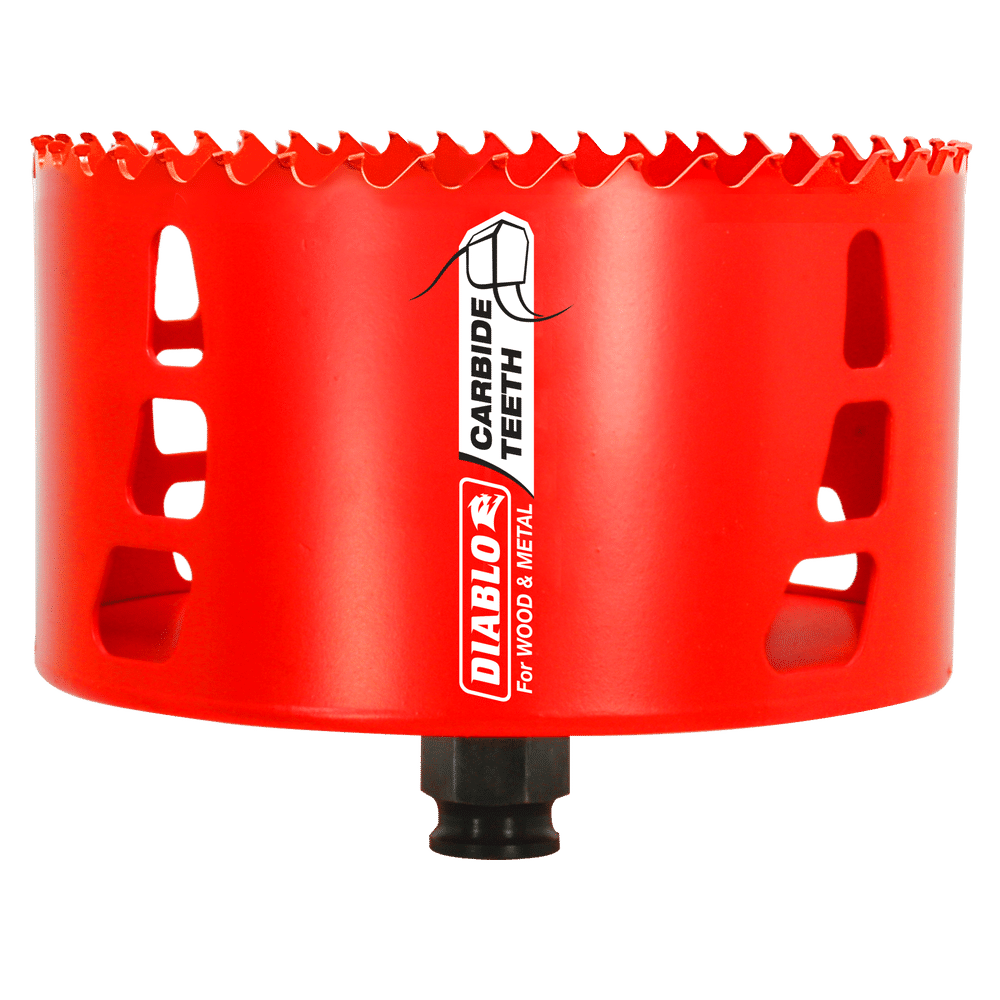 Diablo hole saw wood and metal carbide-tipped 4-5/8 (117mm)