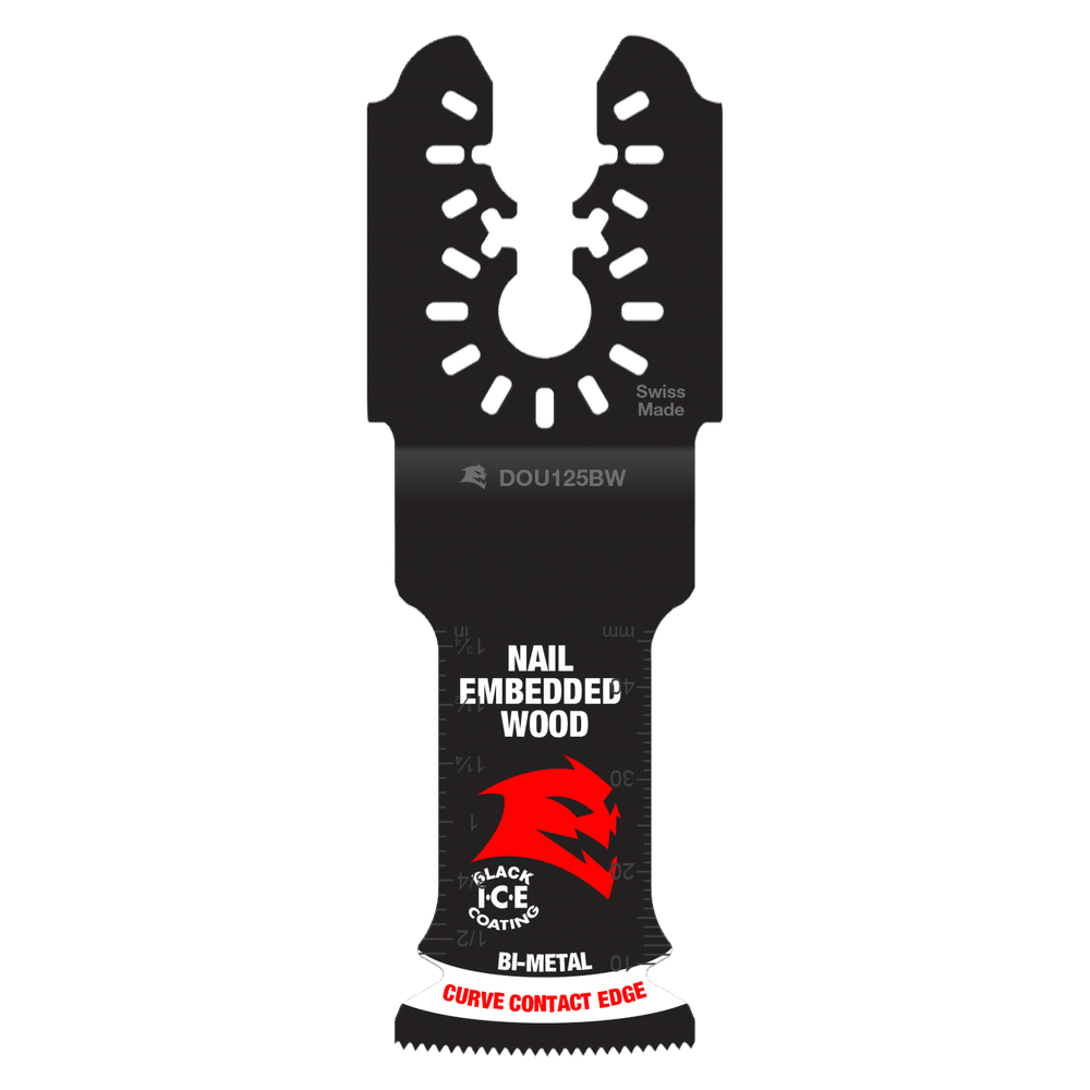 Diablo universal fit bi-metal oscillating blades for nail-embedded wood, 1 1/4 (3-pack)