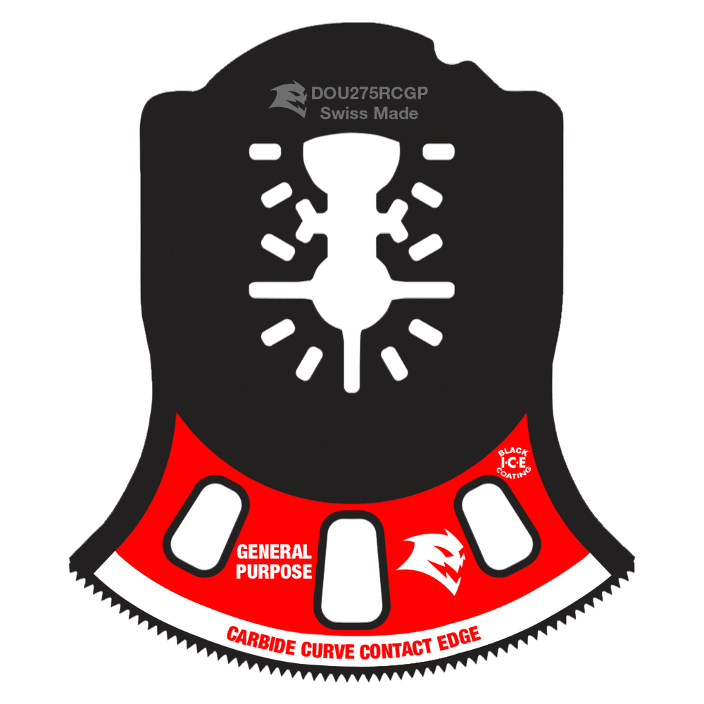 Diablo universal fit carbide oscillating blade for general purpose cuts, 2 3/4
