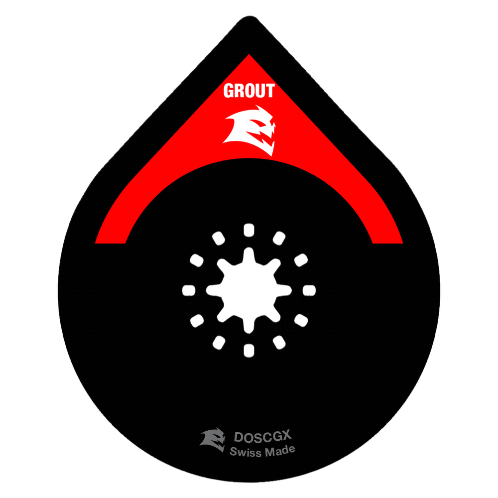 Diablo Starlock carbide grit oscillating blade for grout and mortar, 2 3/4