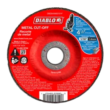 Diablo 4-1/2 metal cut off disc, type 27