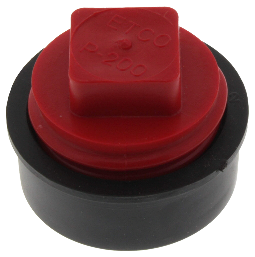 T-Cone raised head pipe plug, 3