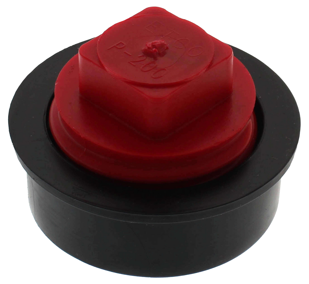 T-Cone raised head cleanout plug, 3 1/2