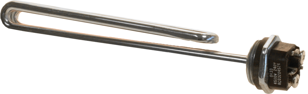 Water heater element 4500 watts, 240 volt, screw-in, low density, double fold