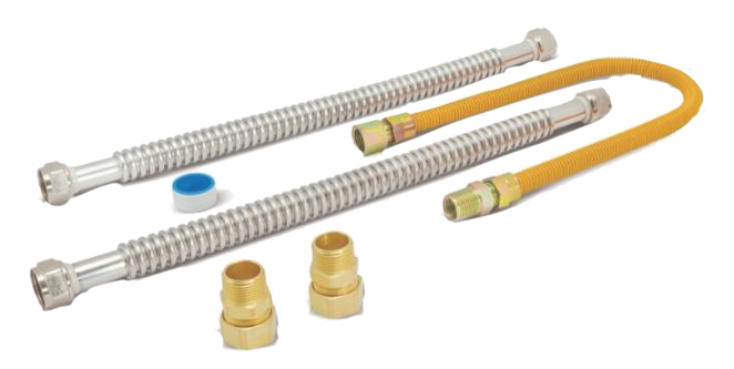 Water heater kit including pan