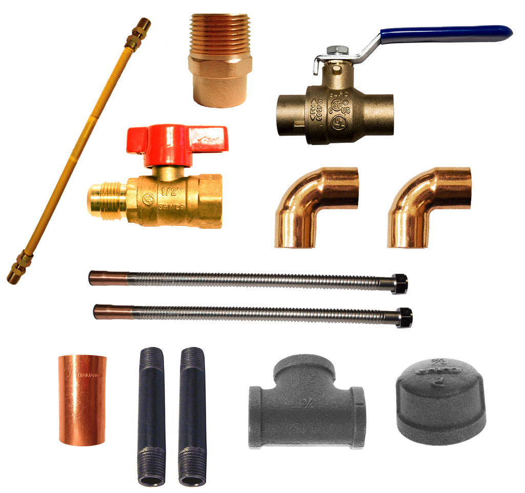 Water heater install kit (gas)