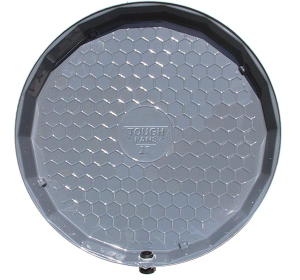 Water heater pan TOUGH 23 w/1 PVC fitting (22)