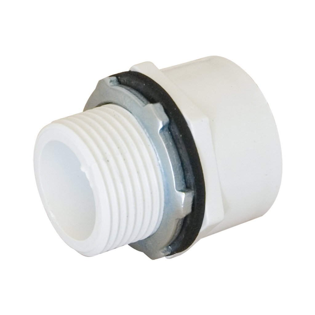 Drain pan fitting, 3/4fip, for condensate pan